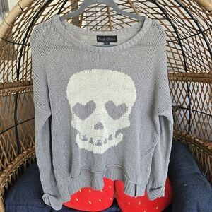 Skull Sweater Size S